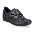 Rieker 537C0 Hook & Loop Fastening Shoe - Black - image 001 |ww_colour=black|ww_order=001|