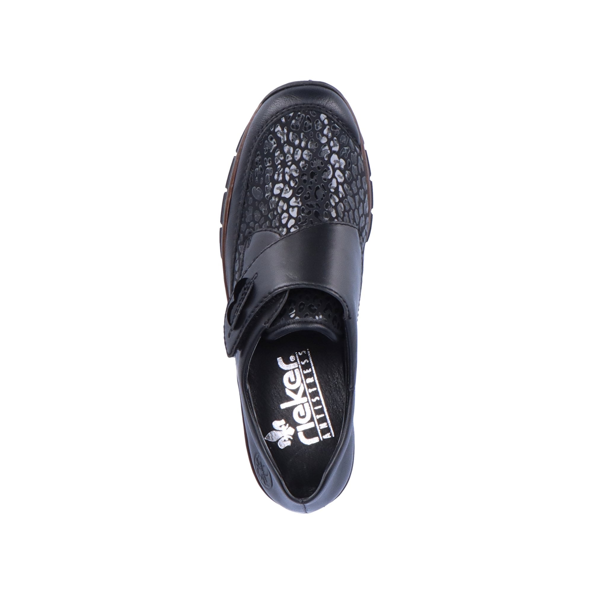 Rieker 537C0 Hook & Loop Fastening Shoe - Black - image 004 |ww_colour=black|ww_order=004|