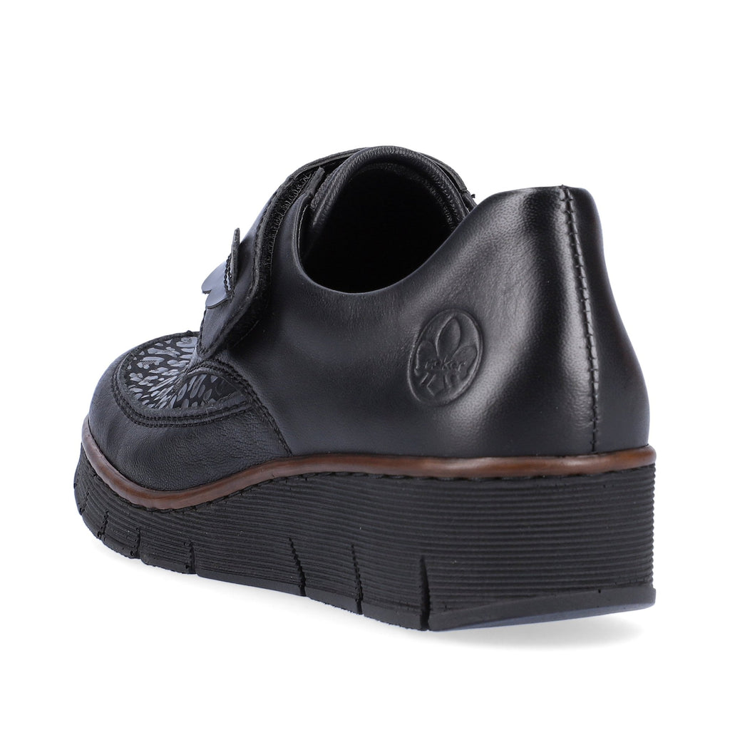 Rieker 537C0 Hook & Loop Fastening Shoe - Black - image 007 |ww_colour=black|ww_order=007|