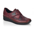 Rieker Hook & Loop Fastening Shoe - Red - image 001 |ww_colour=red|ww_order=001|
