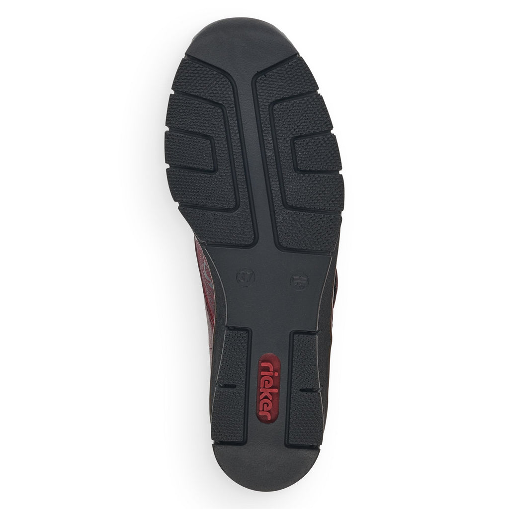 Rieker Hook & Loop Fastening Shoe - Red - image 006 |ww_colour=red|ww_order=006|