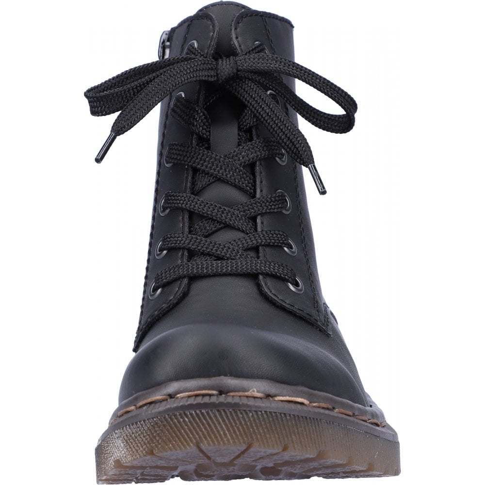 Rieker 78240 Biker Style Boot - Black - image 004 |ww_colour=black|ww_order=004|