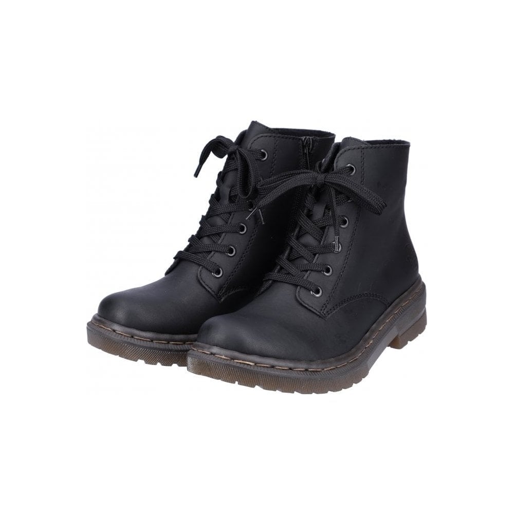 Rieker 78240 Biker Style Boot - Black - image 005 |ww_colour=black|ww_order=005|