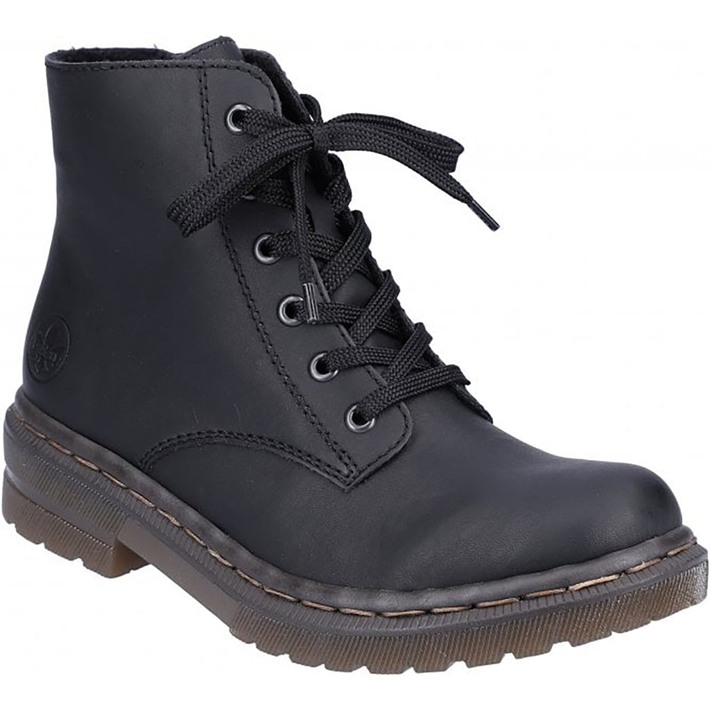 Rieker 78240 Biker Style Boot - Black - image 001 |ww_colour=black|ww_order=001|
