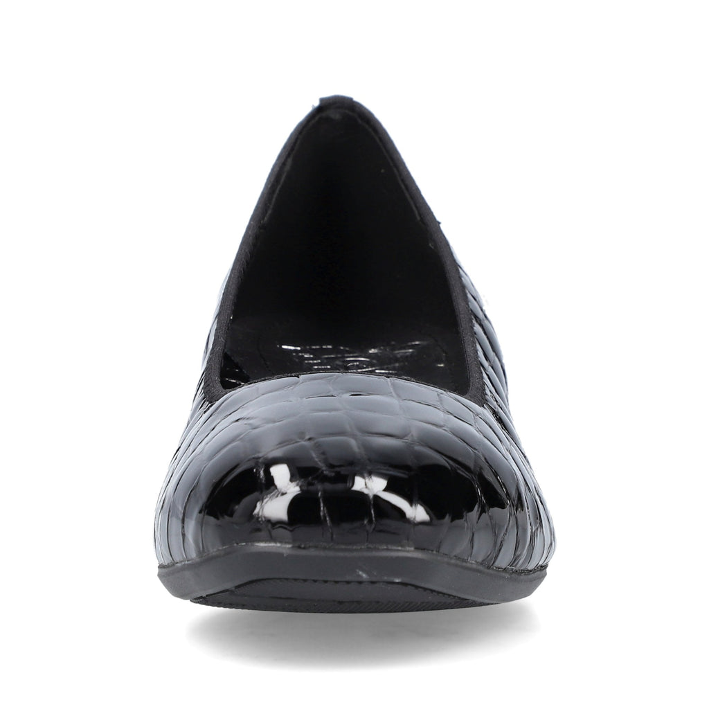 Rieker Leather Heeled Court Shoe - Black - image 006 |ww_colour=black|ww_order=006|