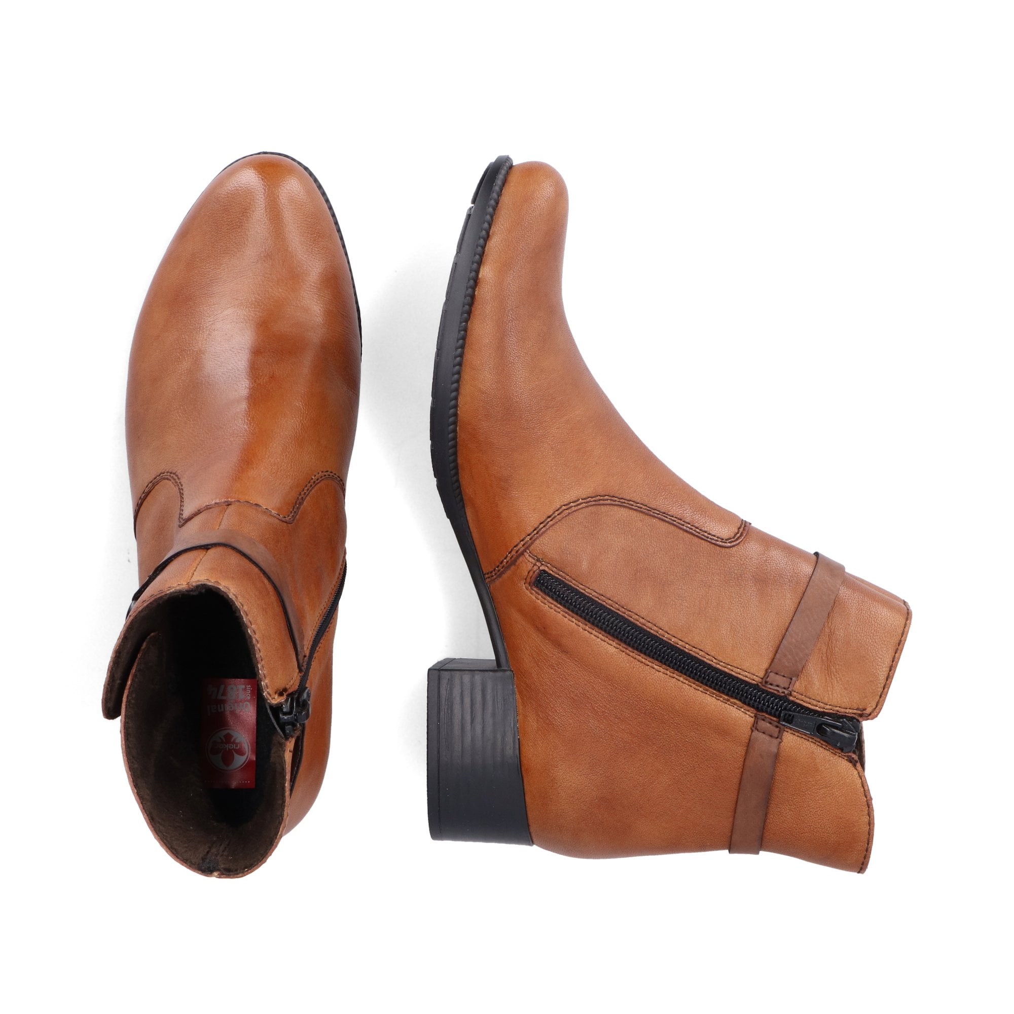 Rieker 78676 Ankle Boot - Tan - image 004 |ww_colour=tan|ww_order=004|