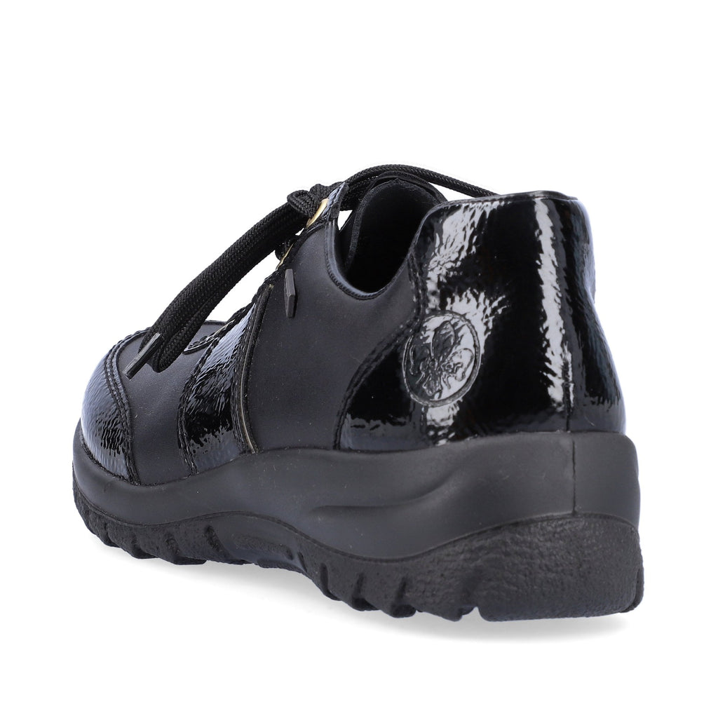 Rieker L7120 Eike Water Resistant Lace Up Shoe - Black - image 006 |ww_colour=black|ww_order=006|