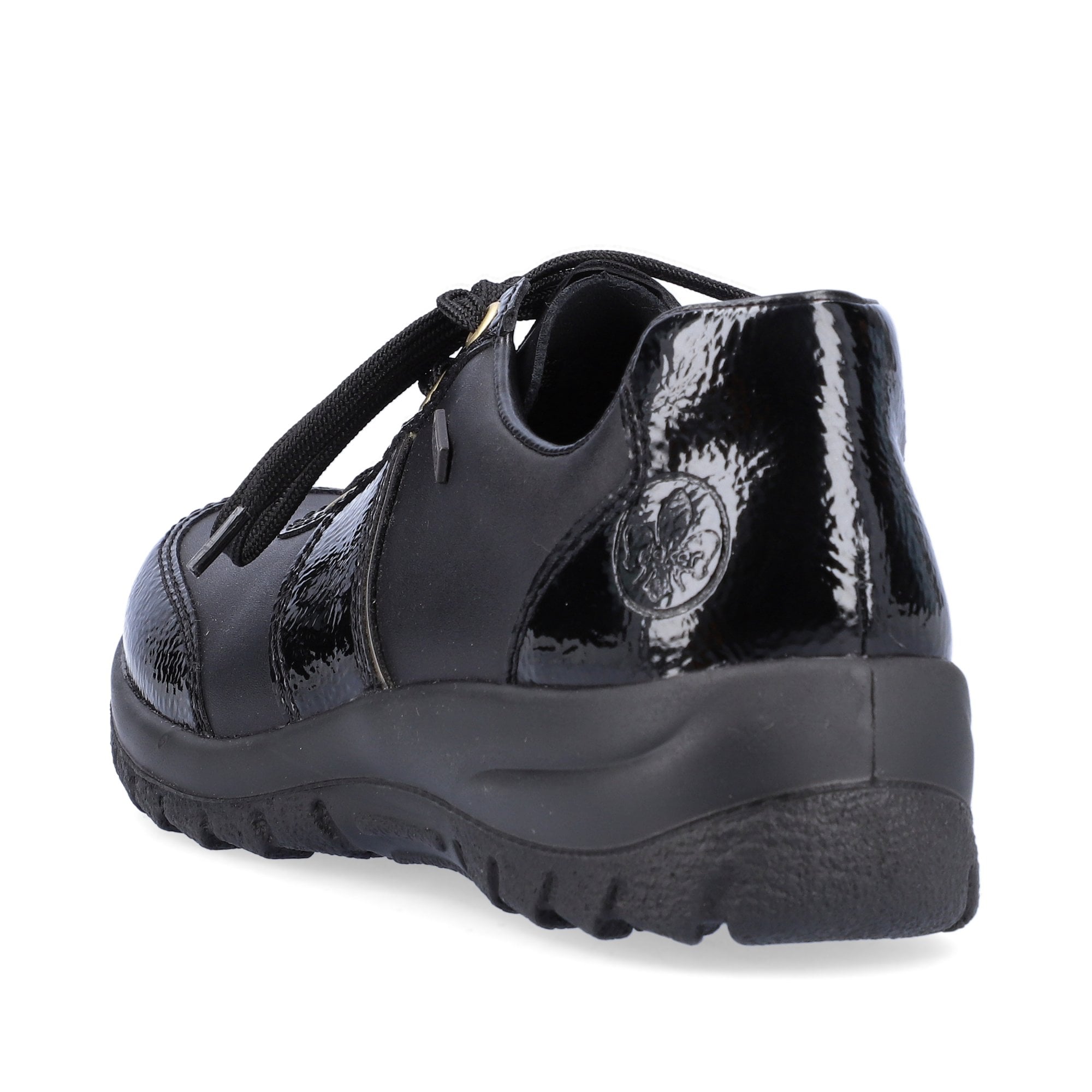 Rieker L7120 Eike Water Resistant Lace Up Shoe - Black - image 006 |ww_colour=black|ww_order=006|