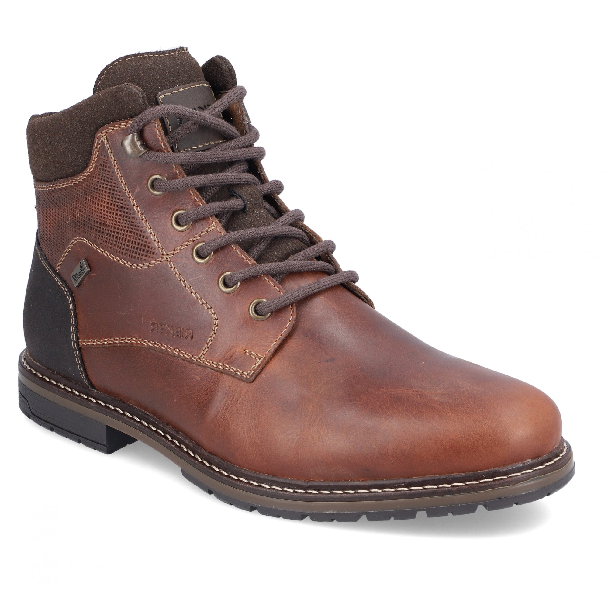 Rieker 13740 Lace & Zip Up Ankle Boot - Tan - image 001 |ww_colour=tan|ww_order=001|