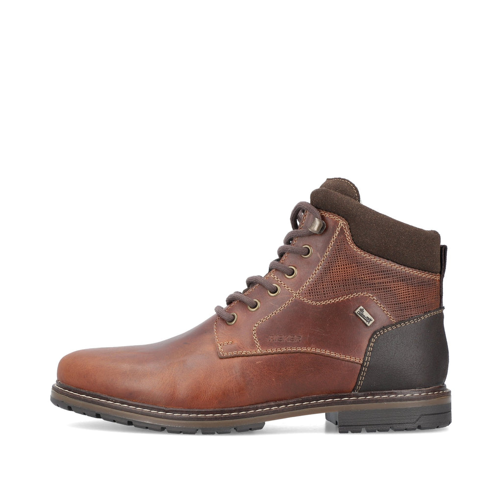 Rieker 13740 Lace & Zip Up Ankle Boot - Tan - image 008 |ww_colour=tan|ww_order=008|