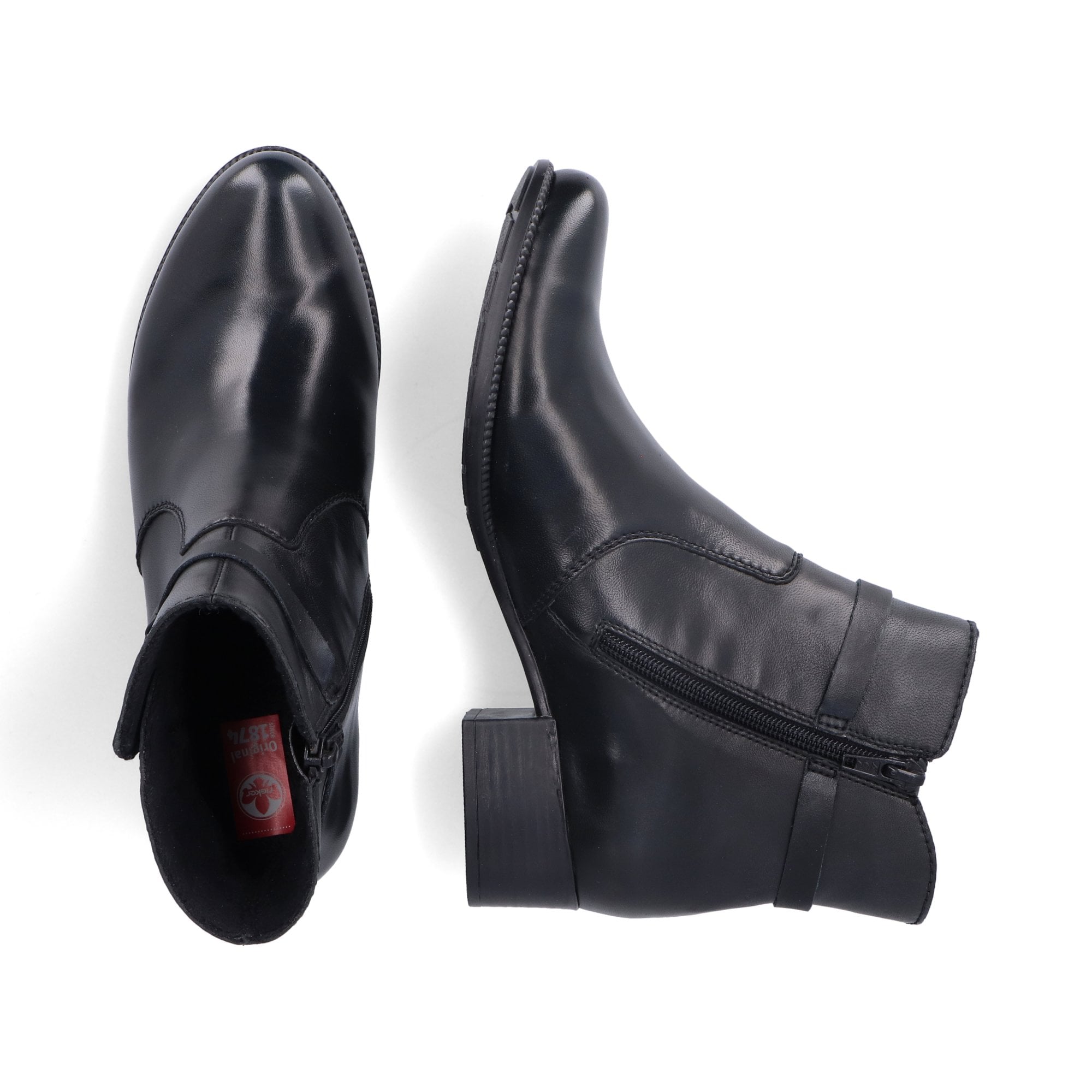 Rieker 78676 Ankle Boot - Black - image 003 |ww_colour=black|ww_order=003|