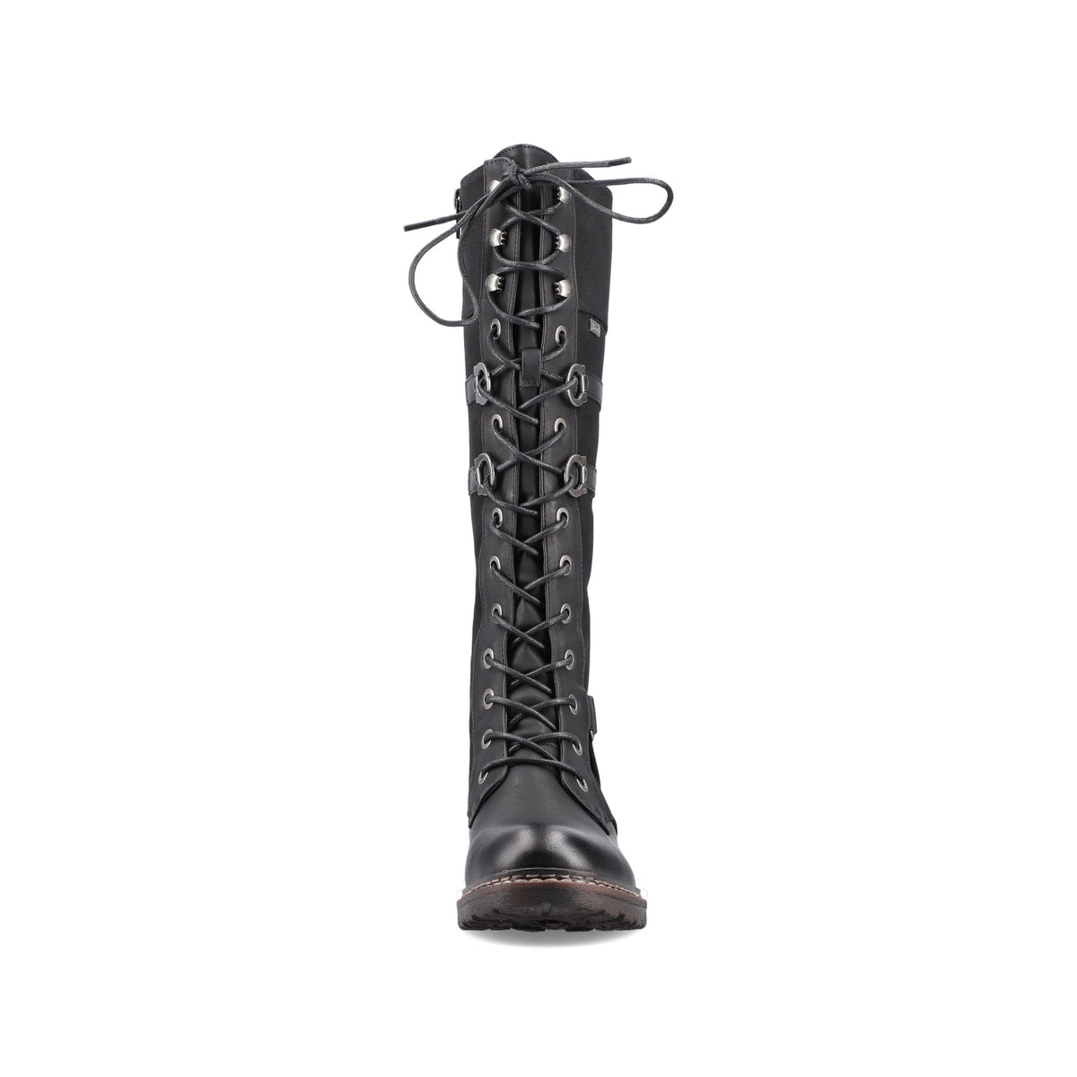 Rieker 94732 Long Lace Up/Zip Boot - Black - image 005 |ww_colour=black|ww_order=005|