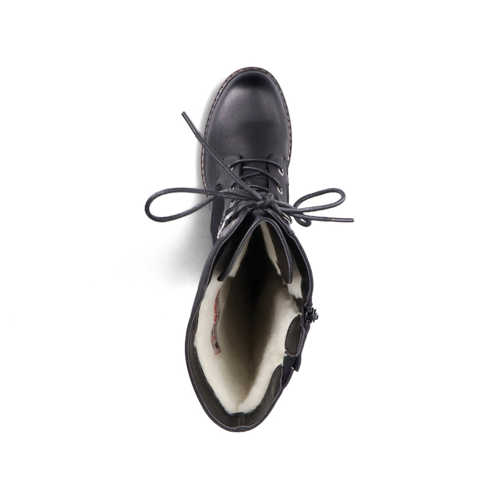 Rieker 94732 Long Lace Up/Zip Boot - Black - image 006 |ww_colour=black|ww_order=006|