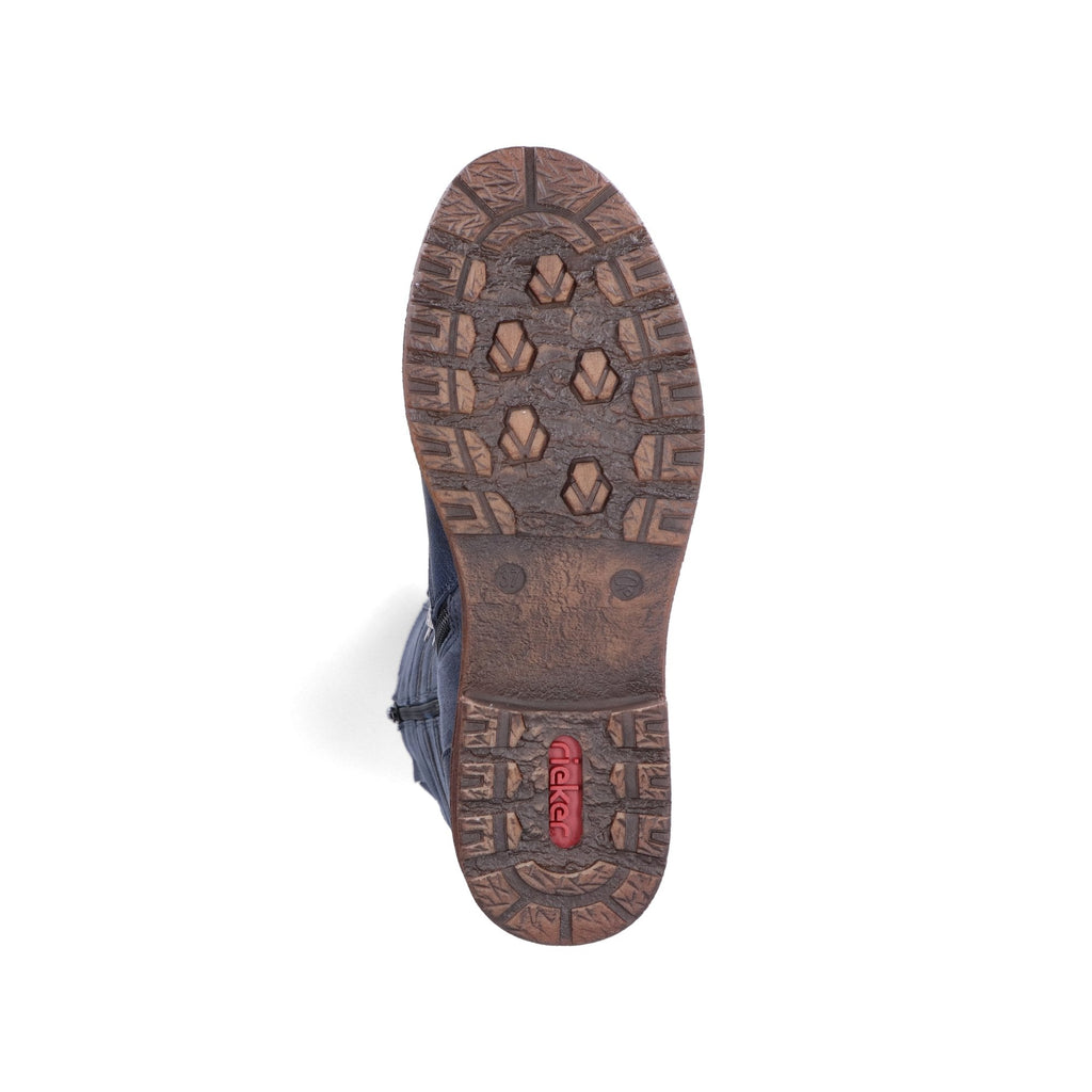 Rieker 94732 Long Lace Up/Zip Boot - Blue - image 008 |ww_colour=blue|ww_order=008|
