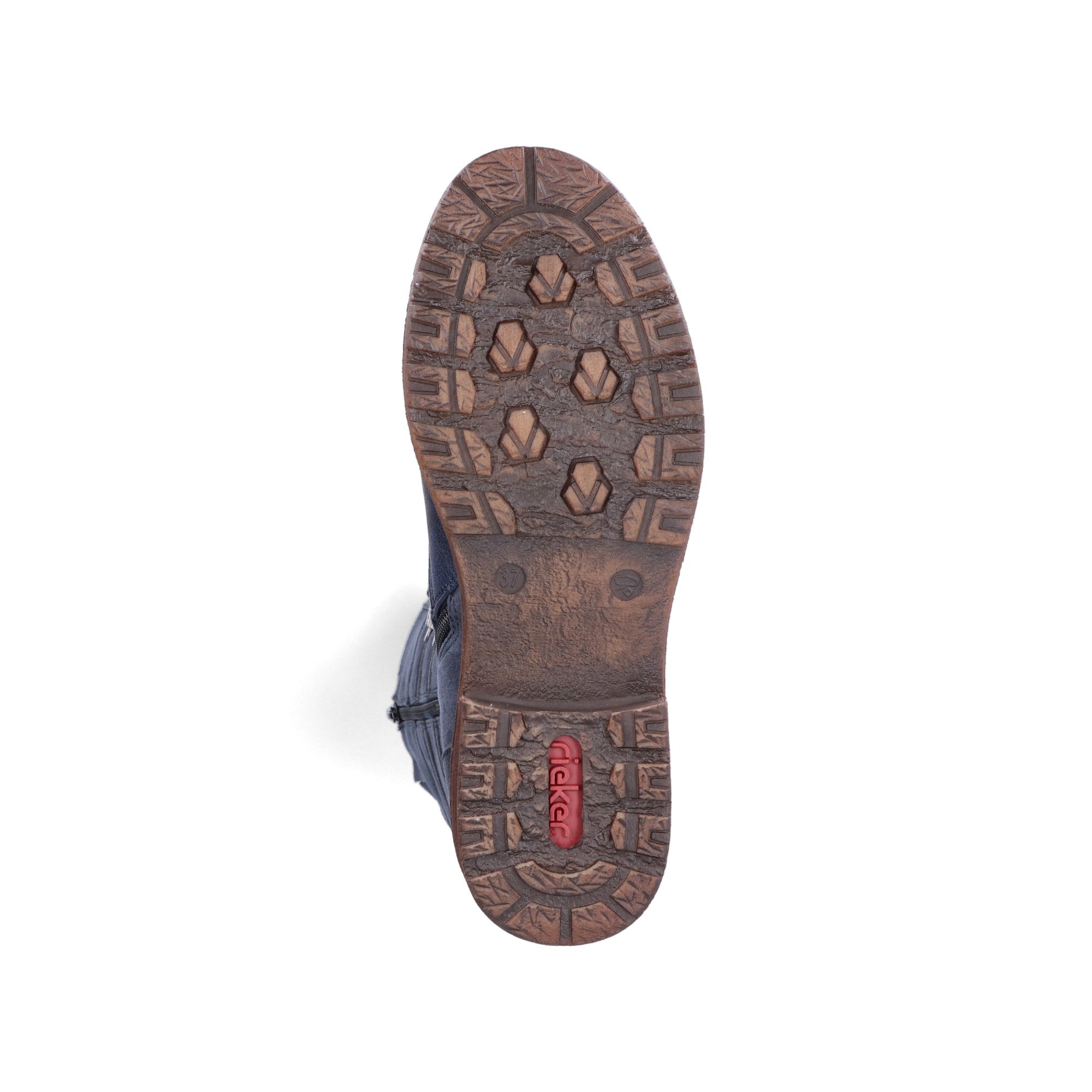 Rieker 94732 Long Lace Up/Zip Boot - Blue - image 008 |ww_colour=blue|ww_order=008|