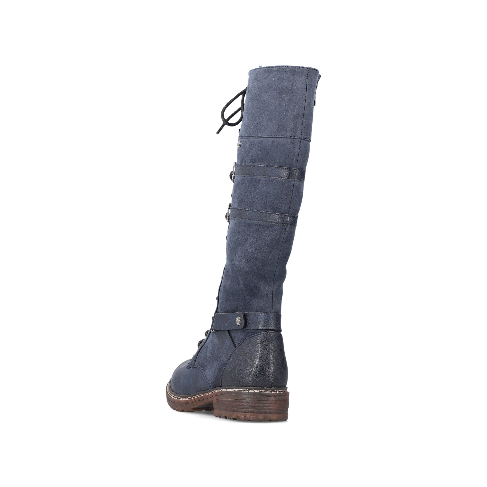 Rieker 94732 Long Lace Up/Zip Boot - Blue - image 009 |ww_colour=blue|ww_order=009|