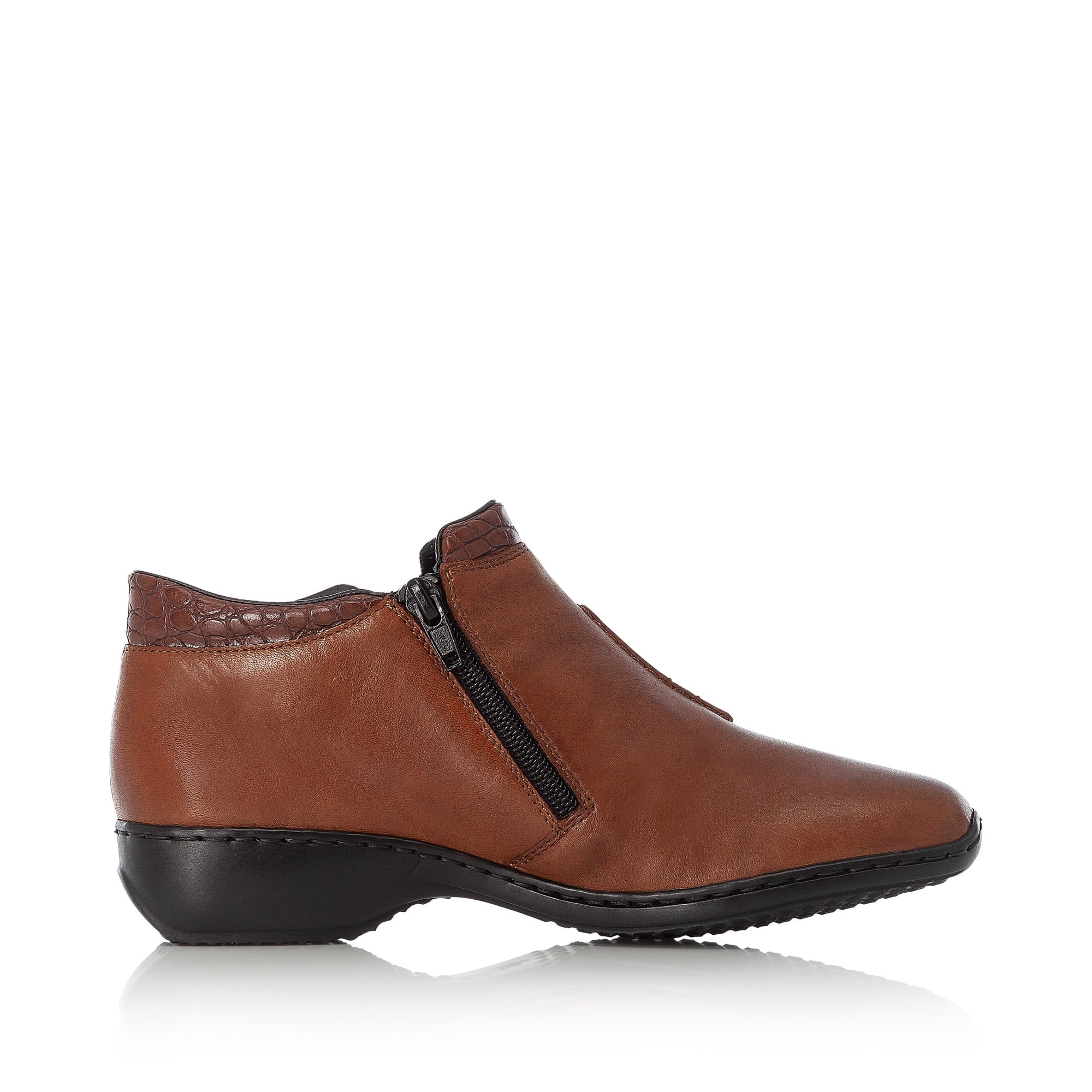 Rieker L3882 Twin-Zip Ankle Boot - Brown - image 003 |ww_colour=brown|ww_order=003|