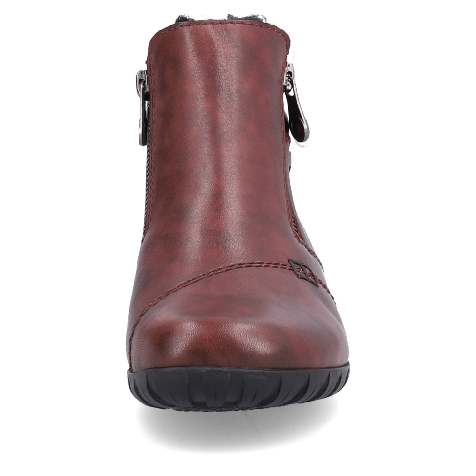 Rieker L4655 Zip Up Ankle Booties - Red - image 009 |ww_colour=red|ww_order=009|