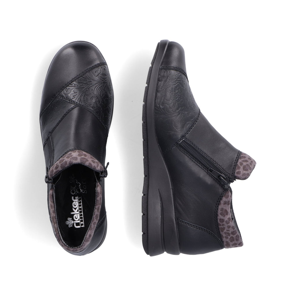 Rieker L4881 Dual Zip Ankle Boot - Black - image 003 |ww_colour=black|ww_order=003|