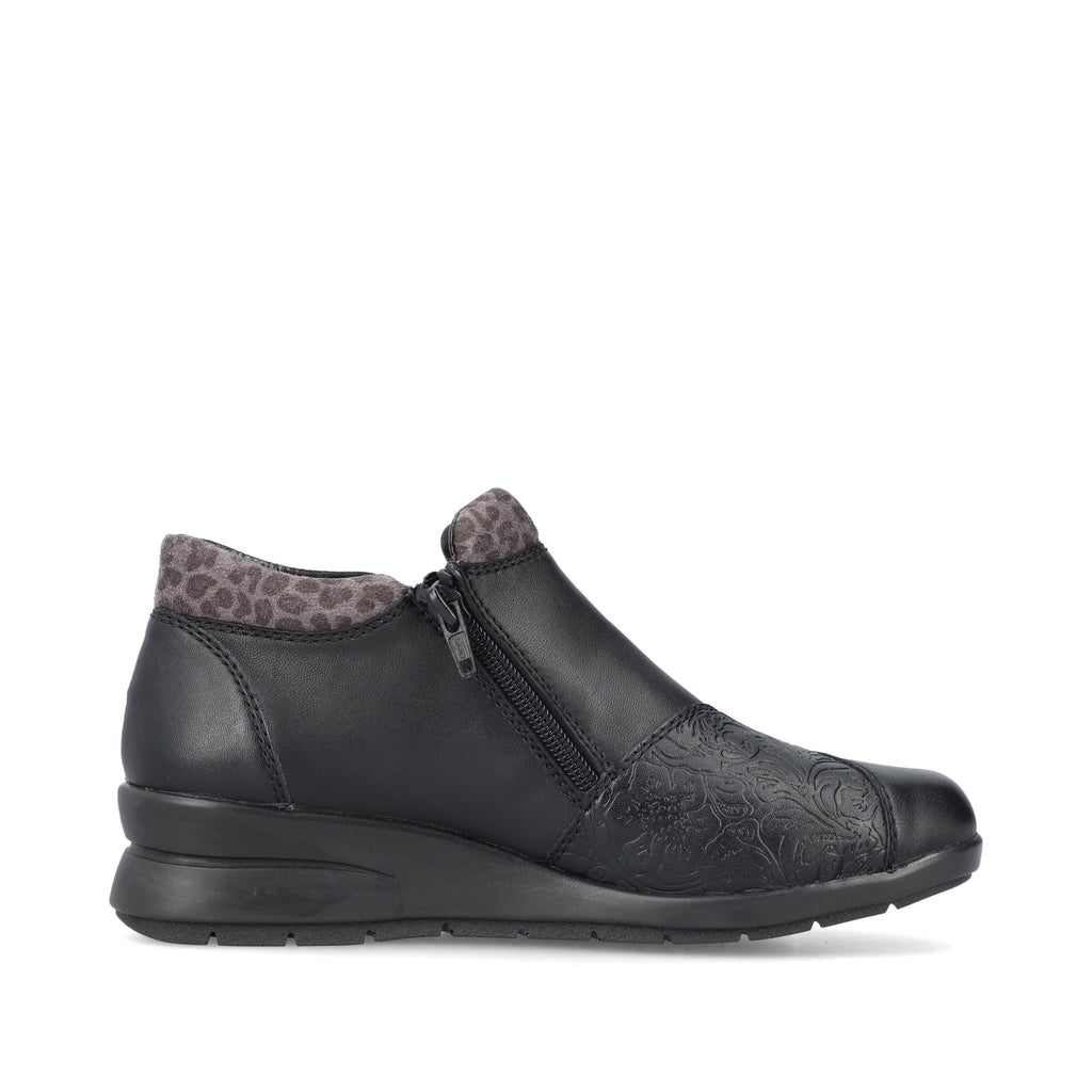 Rieker L4881 Dual Zip Ankle Boot - Black - image 005 |ww_colour=black|ww_order=005|
