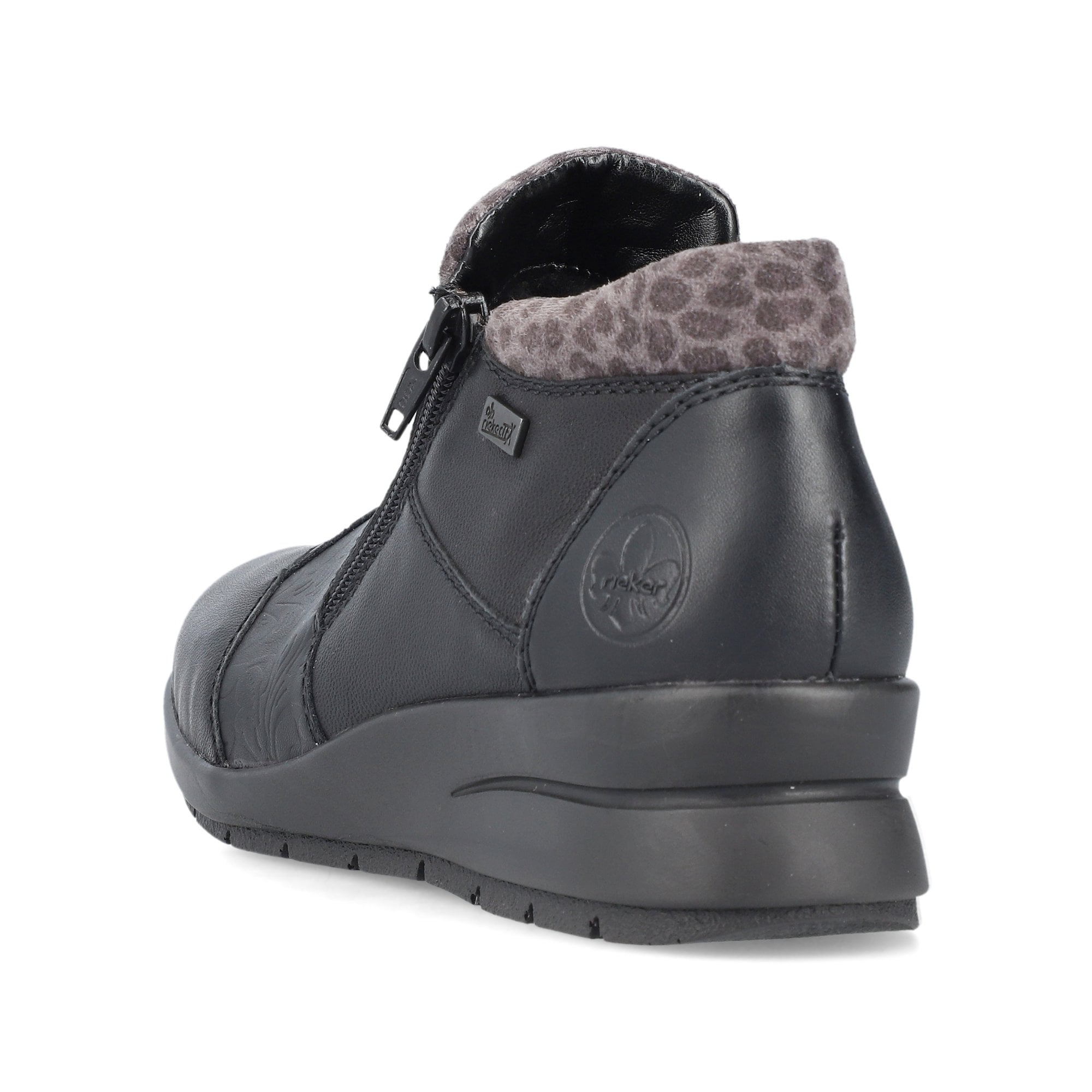 Rieker L4881 Dual Zip Ankle Boot - Black - image 006 |ww_colour=black|ww_order=006|