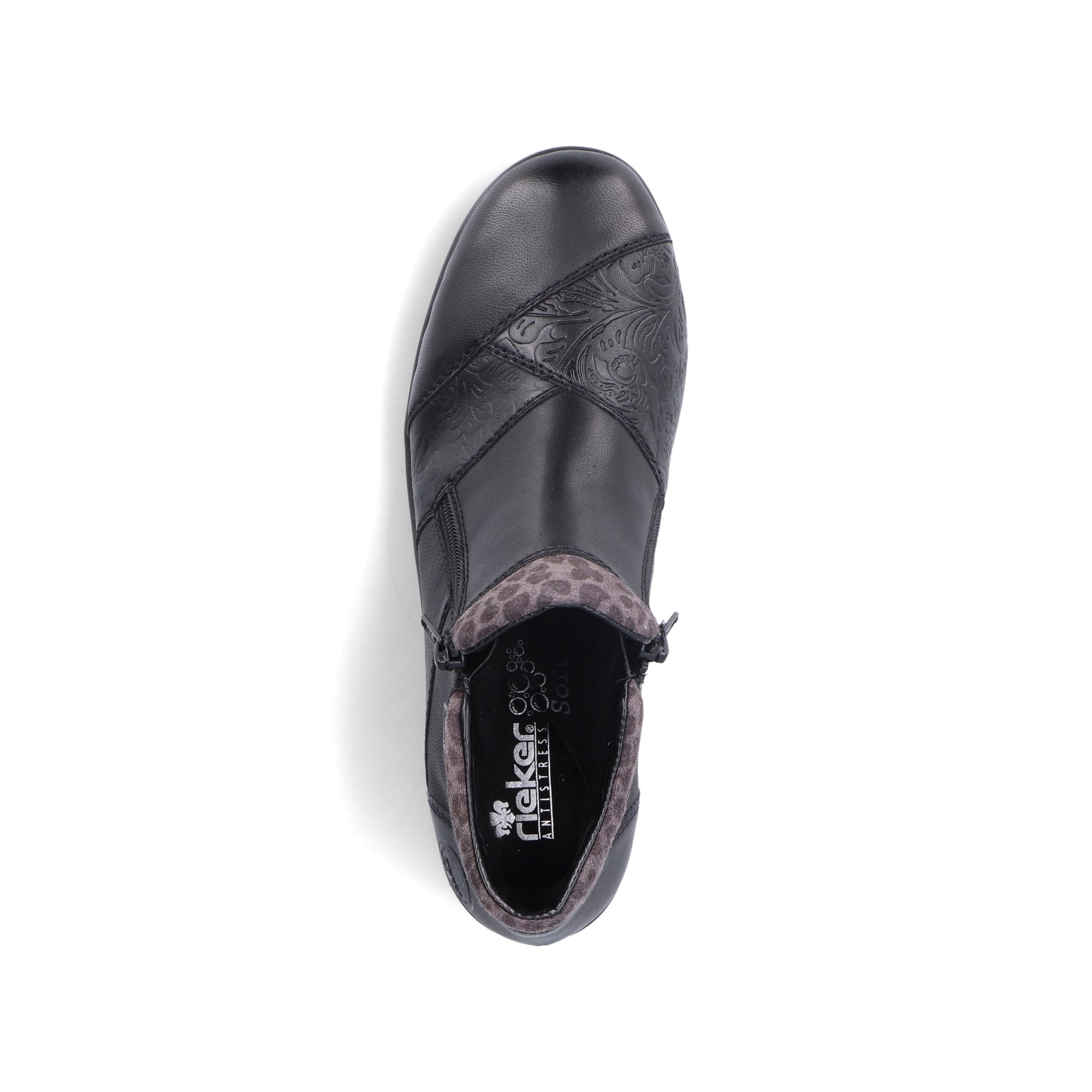 Rieker L4881 Dual Zip Ankle Boot - Black - image 008 |ww_colour=black|ww_order=008|