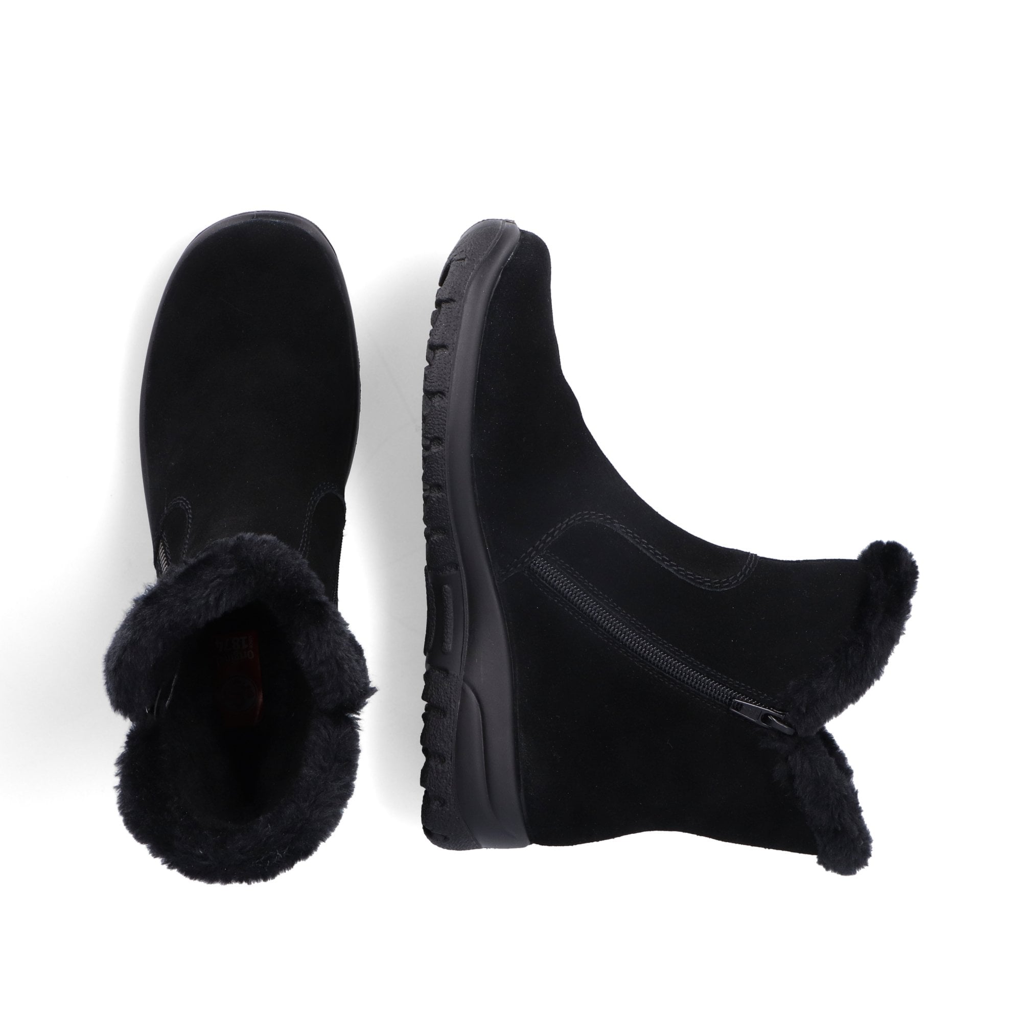 Rieker L7162 Zip Up Boot - Black - image 003 |ww_colour=black|ww_order=003|