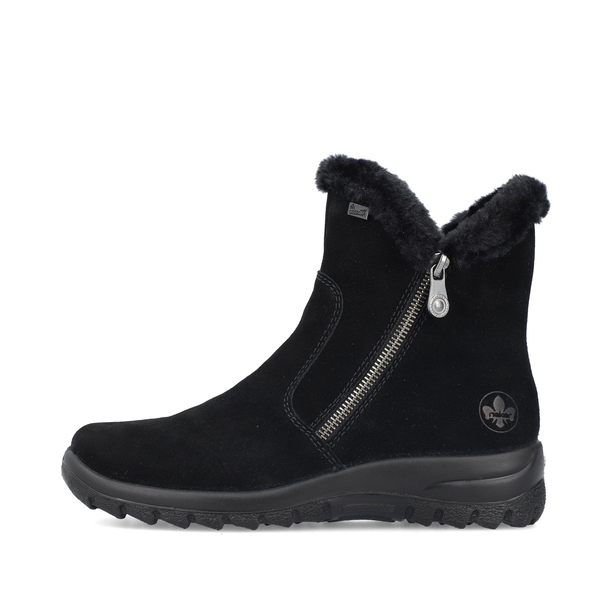 Rieker L7162 Zip Up Boot - Black - image 005 |ww_colour=black|ww_order=005|