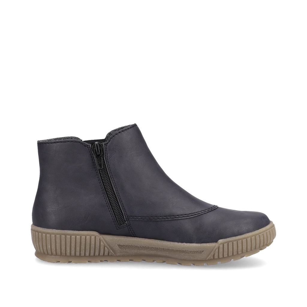 Rieker N0751 Zip Up Boot - Blue - image 005 |ww_colour=blue|ww_order=005|