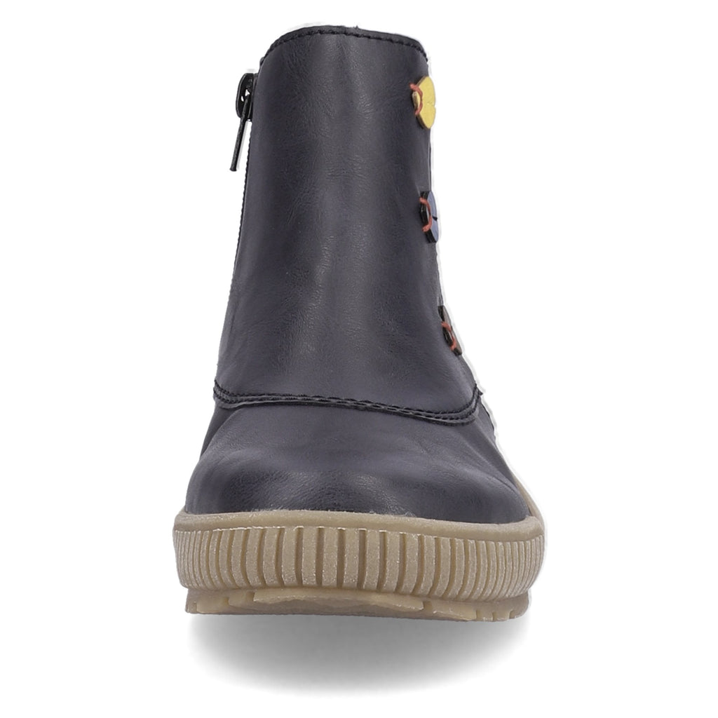 Rieker N0751 Zip Up Boot - Blue - image 007 |ww_colour=blue|ww_order=007|