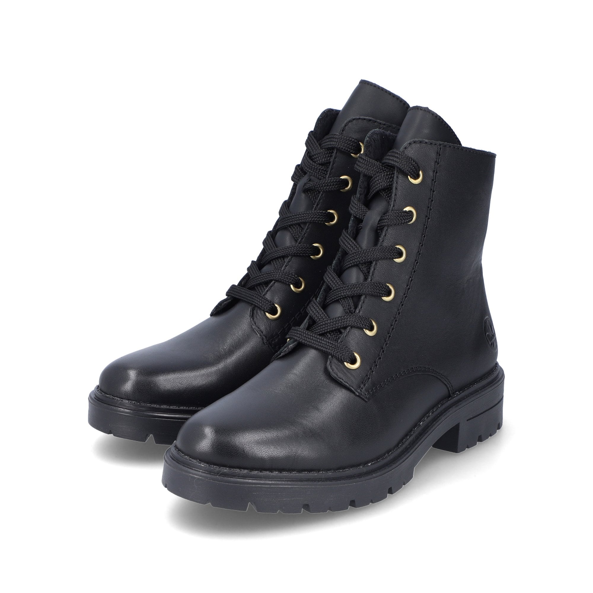 Rieker Z2841 Zip/Lace Up Boot - Black - image 002 |ww_colour=black|ww_order=002|