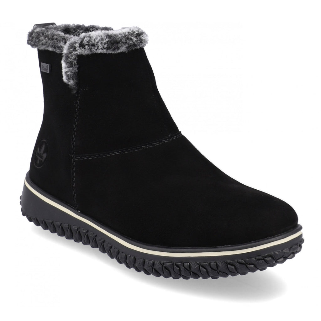 Rieker Z4266 Zip Up Boot - Black - image 001 |ww_colour=black|ww_order=001|