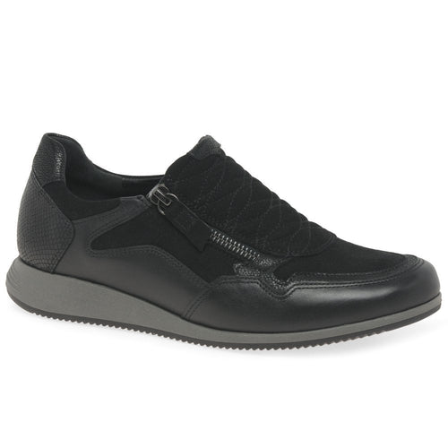 Gabor Janis 36.408 Zip Up Trainers - Black - image 001 |ww_colour=black|ww_order=001|