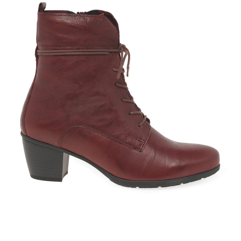 Gabor Easton 35.521 Ankle Boots - Dark Red - image 002 |ww_colour=dark-red|ww_order=002|