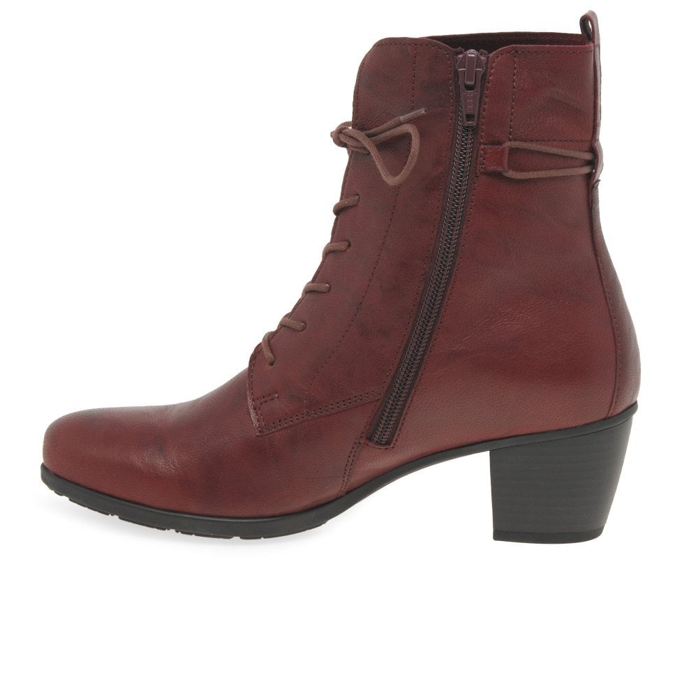Gabor Easton 35.521 Ankle Boots - Dark Red - image 003 |ww_colour=dark-red|ww_order=003|