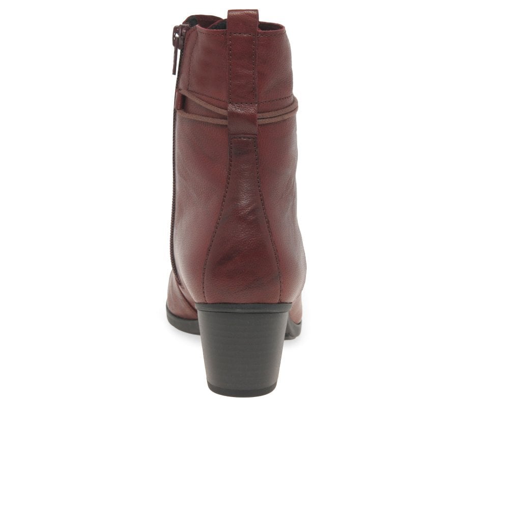 Gabor Easton 35.521 Ankle Boots - Dark Red - image 005 |ww_colour=dark-red|ww_order=005|