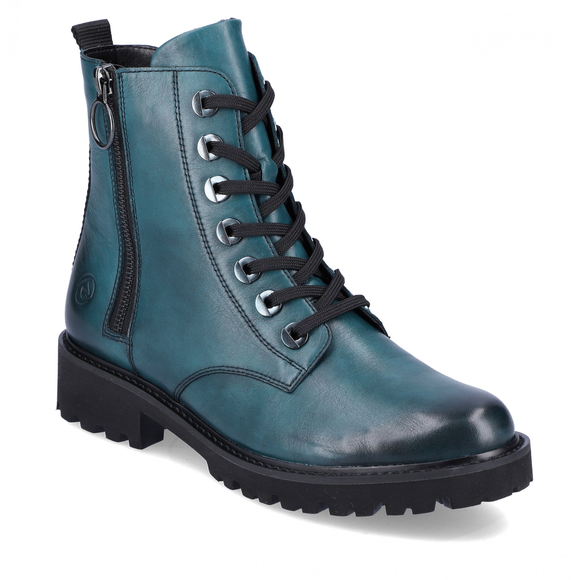Remonte D8671 Zipper Boot - Turquoise - image 001 |ww_colour=turquoise|ww_order=001|