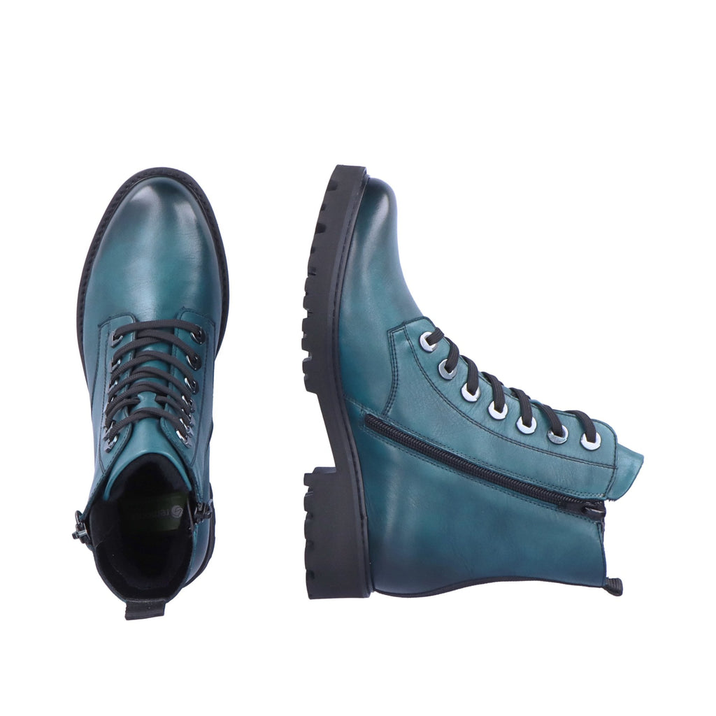 Remonte D8671 Zipper Boot - Turquoise - image 003 |ww_colour=turquoise|ww_order=003|