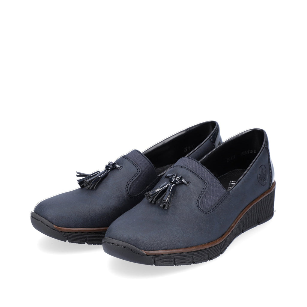 Rieker 53751 Moccasin Shoe - Blue - image 002 |ww_colour=blue|ww_order=002|