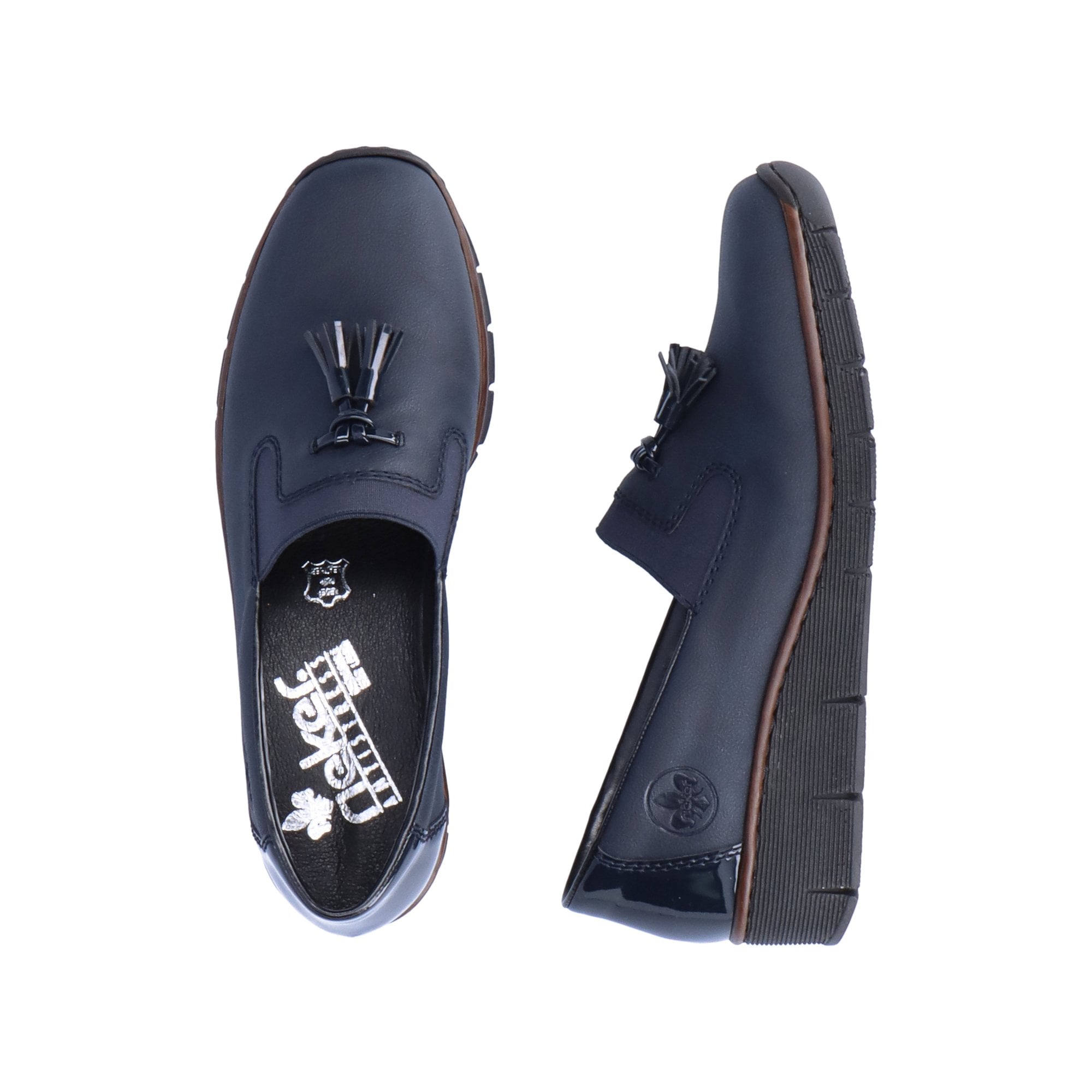 Rieker 53751 Moccasin Shoe - Blue - image 003 |ww_colour=blue|ww_order=003|