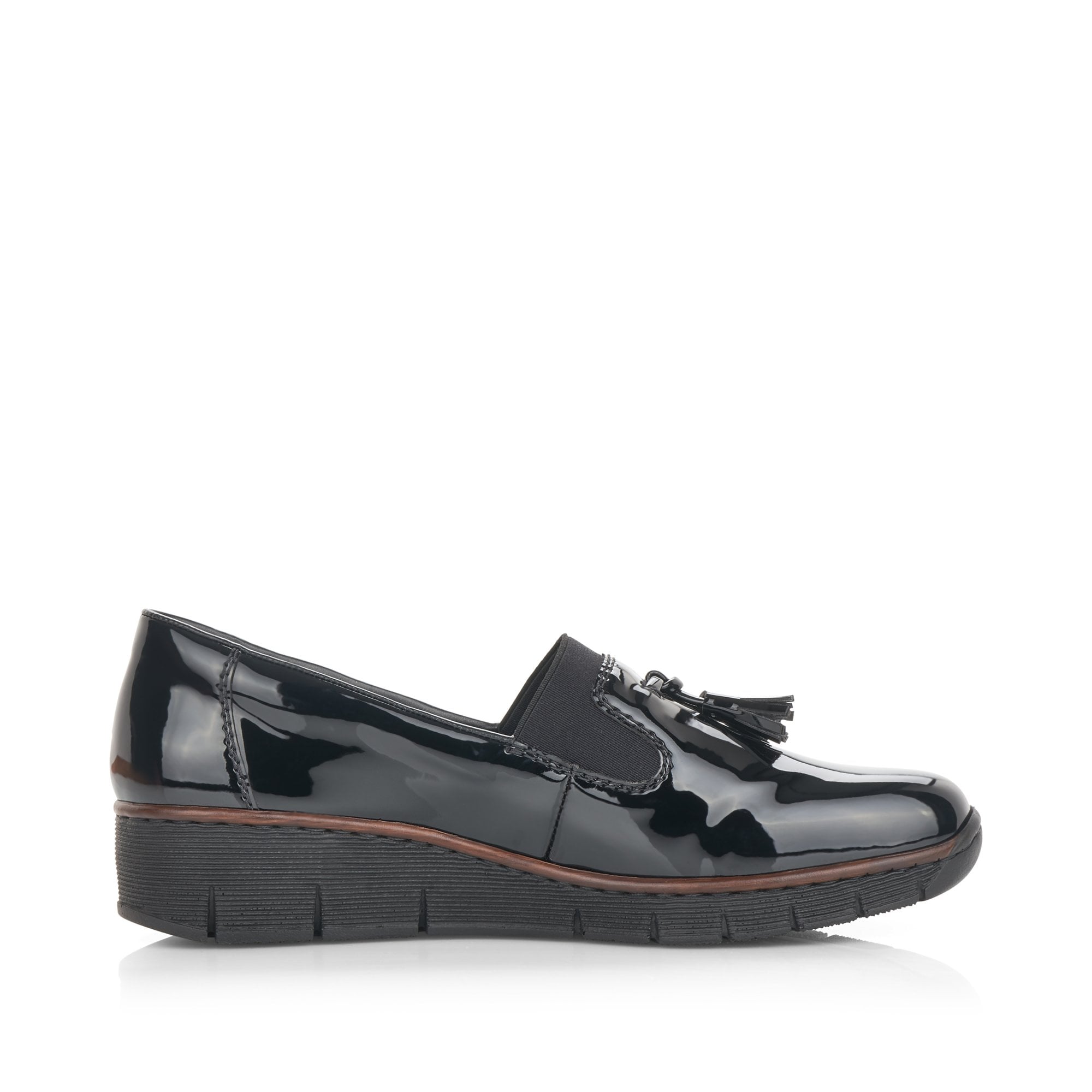 Rieker 53751 Moccasin Shoe - Black Patent - image 003 |ww_colour=black-patent|ww_order=003|