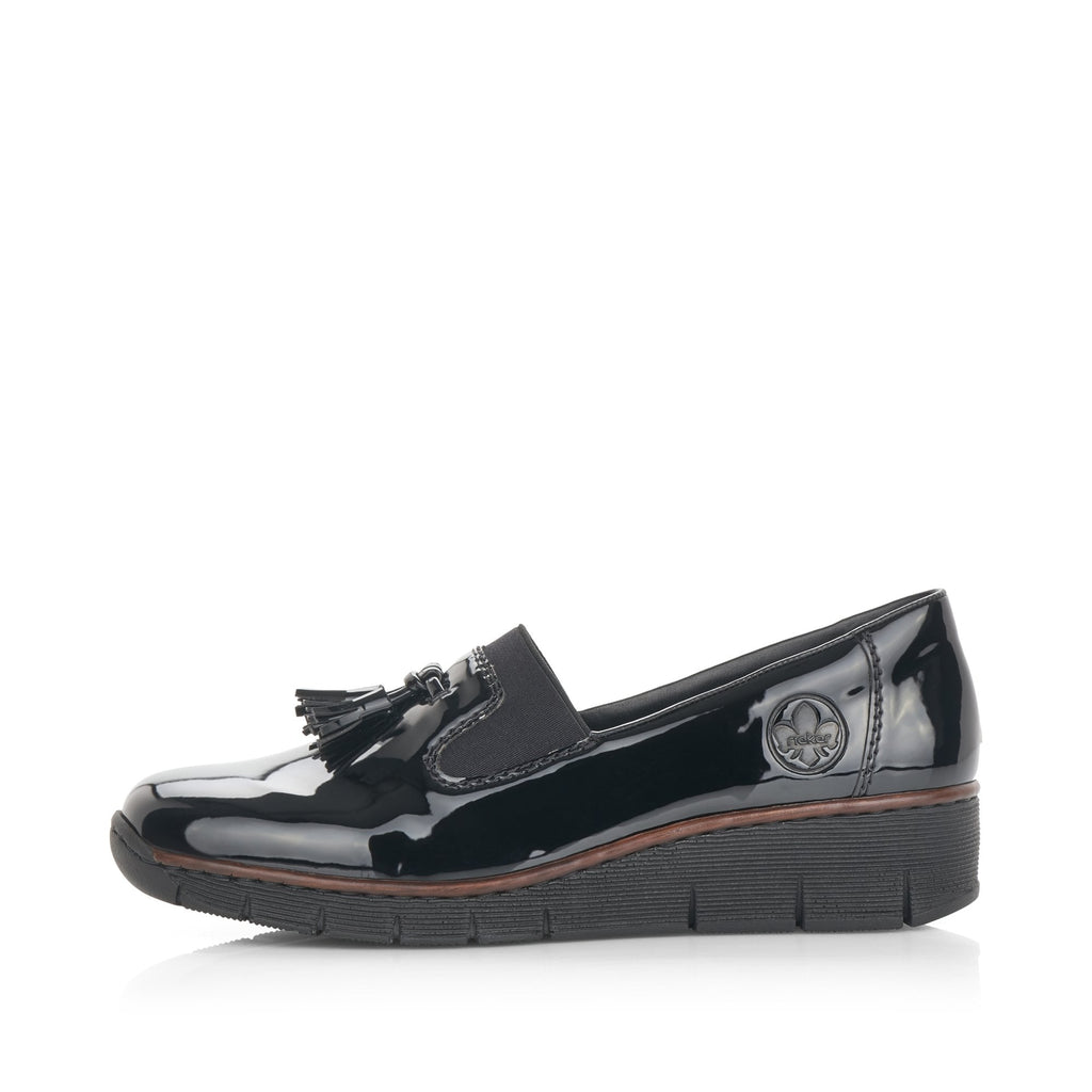Rieker 53751 Moccasin Shoe - Black Patent - image 004 |ww_colour=black-patent|ww_order=004|
