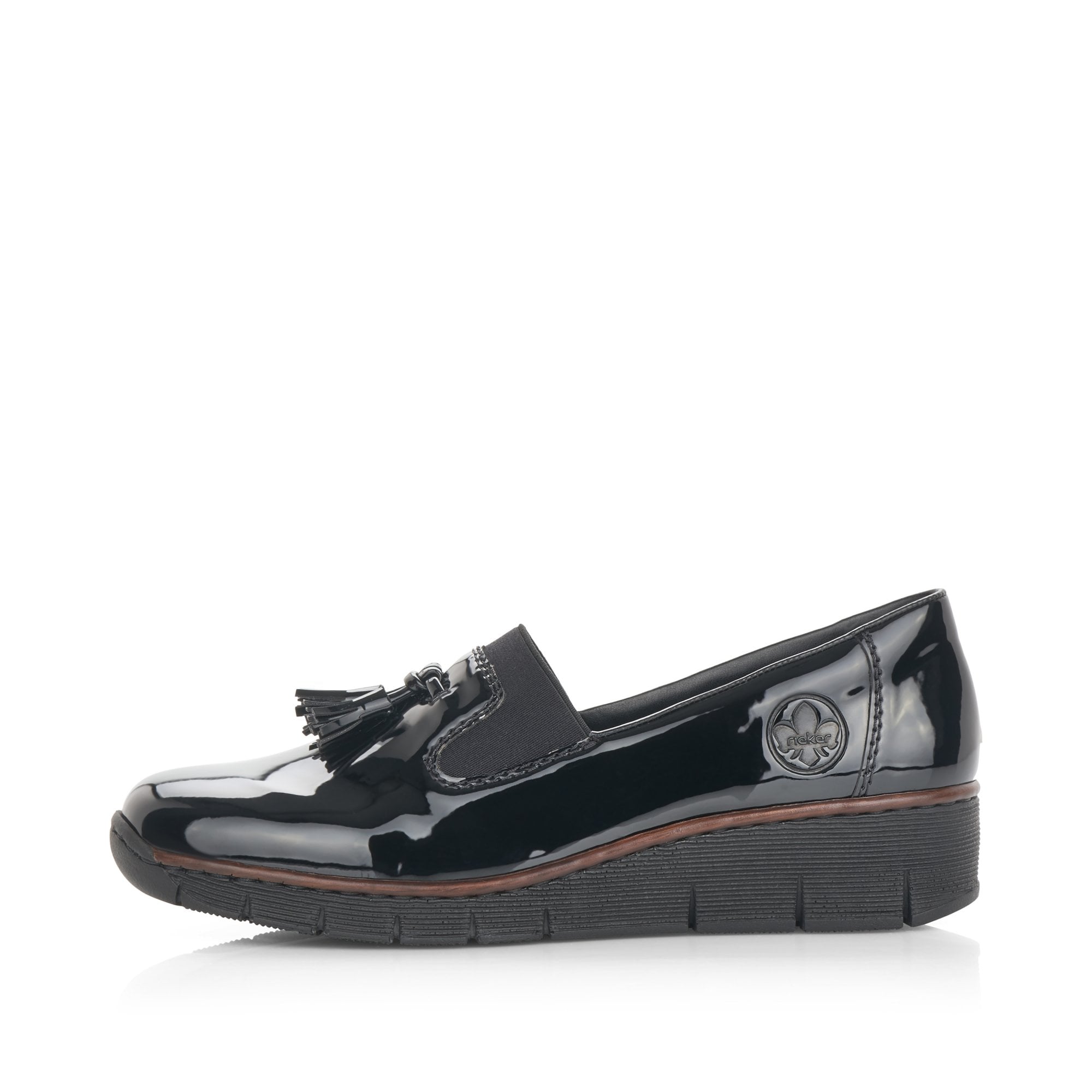 Rieker 53751 Moccasin Shoe - Black Patent - image 004 |ww_colour=black-patent|ww_order=004|