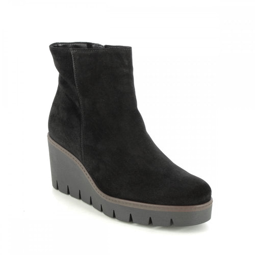 Gabor Utopia 780 Wedge Boot - Black Suede - image 001 |ww_colour=black-suede|ww_order=001|