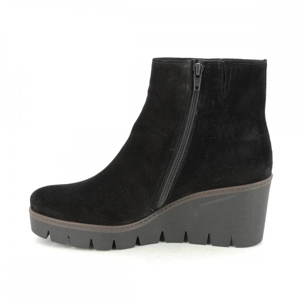 Gabor Utopia 780 Wedge Boot - Black Suede - image 004 |ww_colour=black-suede|ww_order=004|