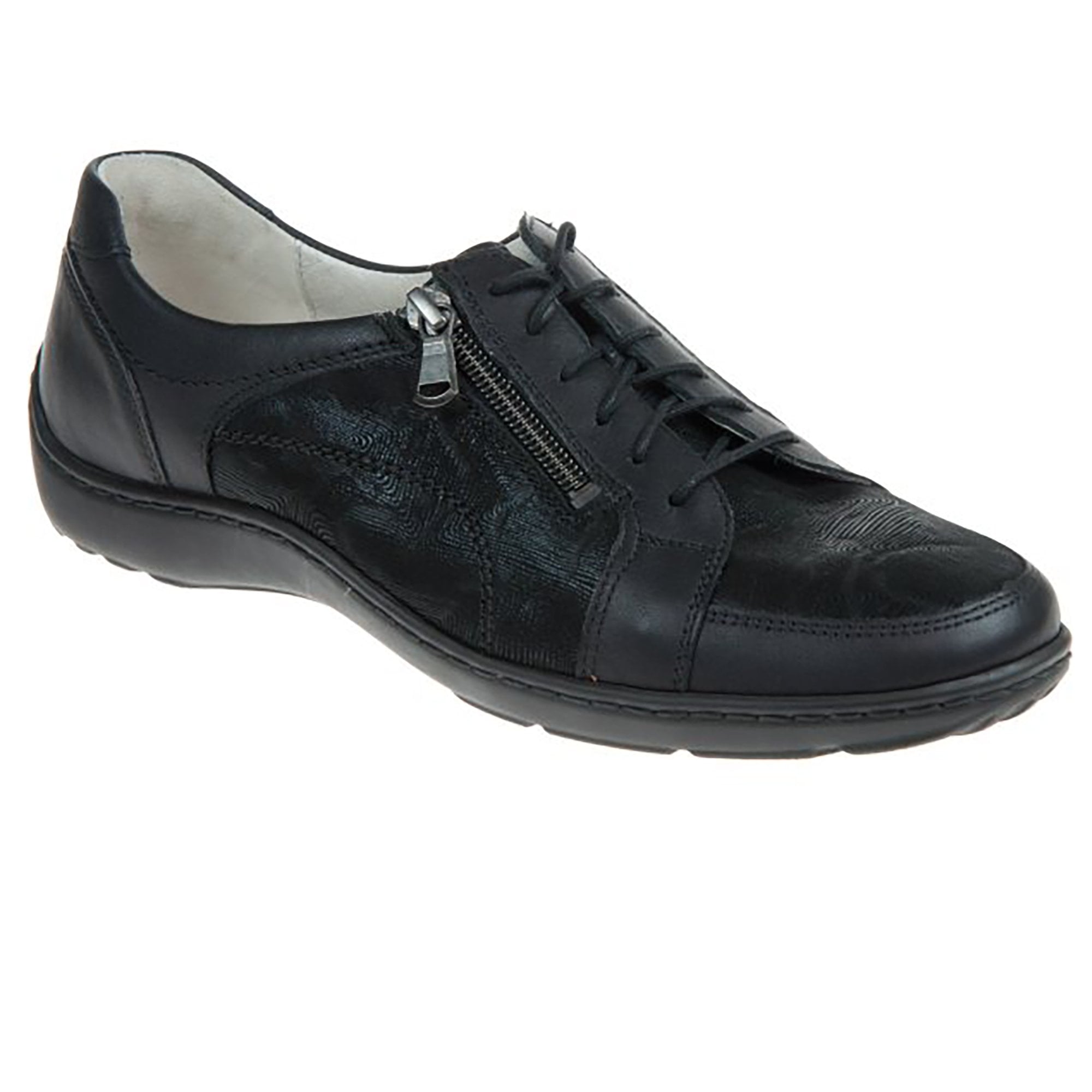 Waldlaufer Henni Lace Up Shoe - Black - image 001 |ww_colour=black|ww_order=001|