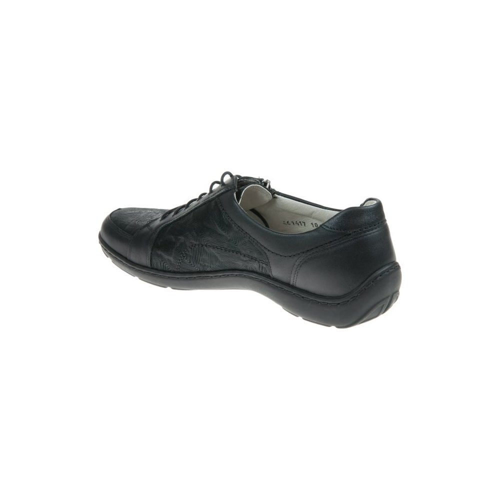 Waldlaufer Henni Lace Up Shoe - Black - image 002 |ww_colour=black|ww_order=002|