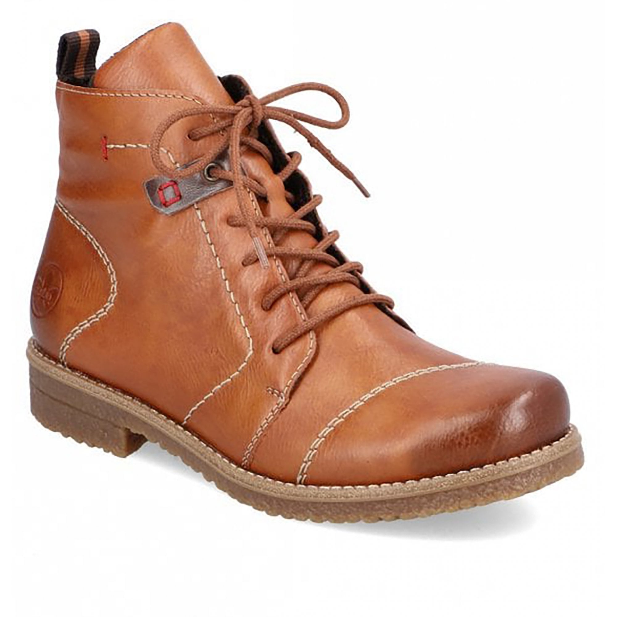 Rieker Lace/Zip up Ankle Boot - Brown - image 001 |ww_colour=brown|ww_order=001|
