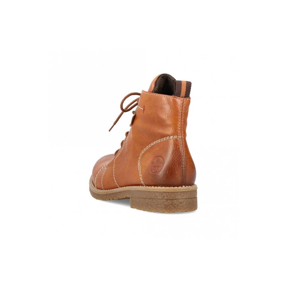 Rieker Lace/Zip up Ankle Boot - Brown - image 003 |ww_colour=brown|ww_order=003|