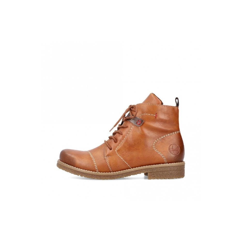 Rieker Lace/Zip up Ankle Boot - Brown - image 005 |ww_colour=brown|ww_order=005|